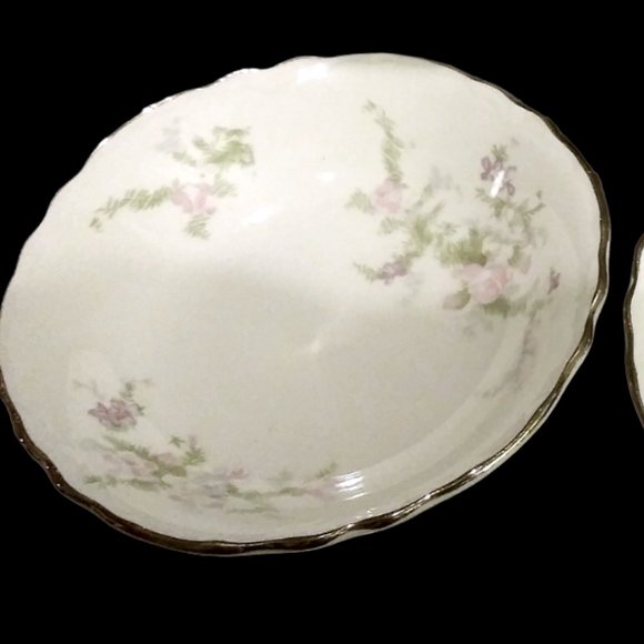 Vintage Berry Bowls, Fruit Bowls, Homer Laughlin Virginia Rose, 4pc Bowl Set, - Picture 4 of 10